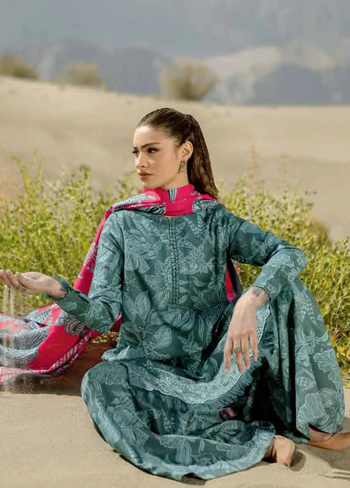 M Basics by Maria B Printed Khaddar Suits Unstitched 3 Piece MB24MB D-09 A - Winter Collection