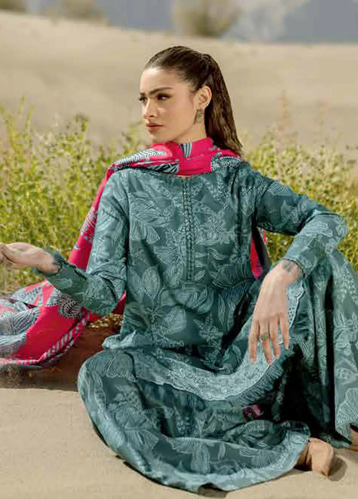 M Basics by Maria B Printed Khaddar Suits Unstitched 3 Piece MB24MB D-09 A - Winter Collection