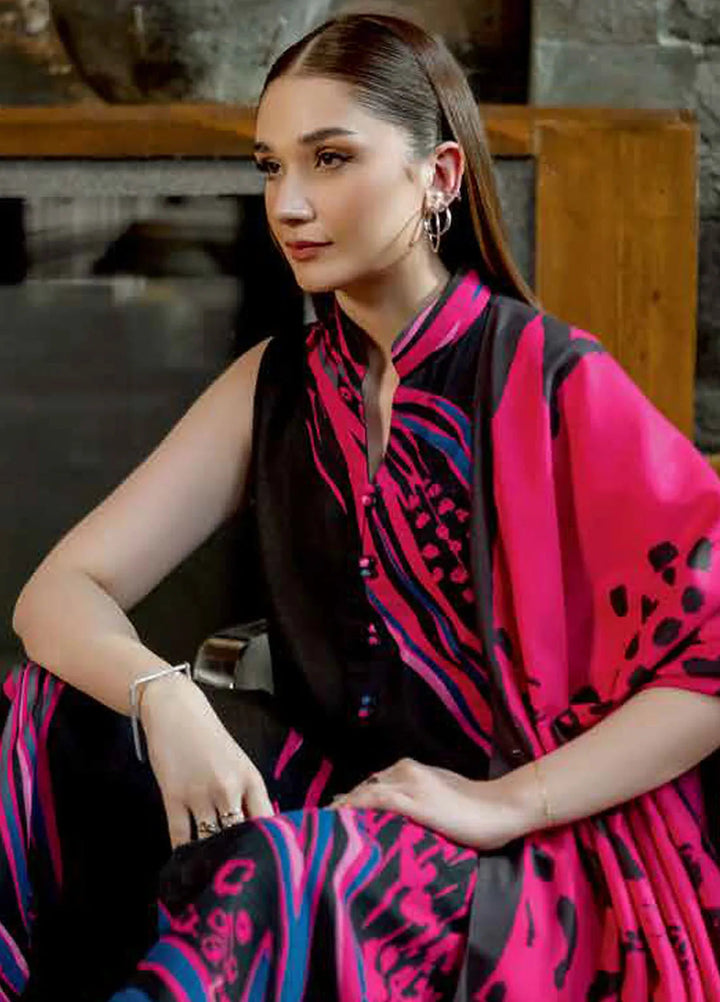 M Basics by Maria B Printed Khaddar Suits Unstitched 3 Piece MB24MB D-10 B - Winter Collection