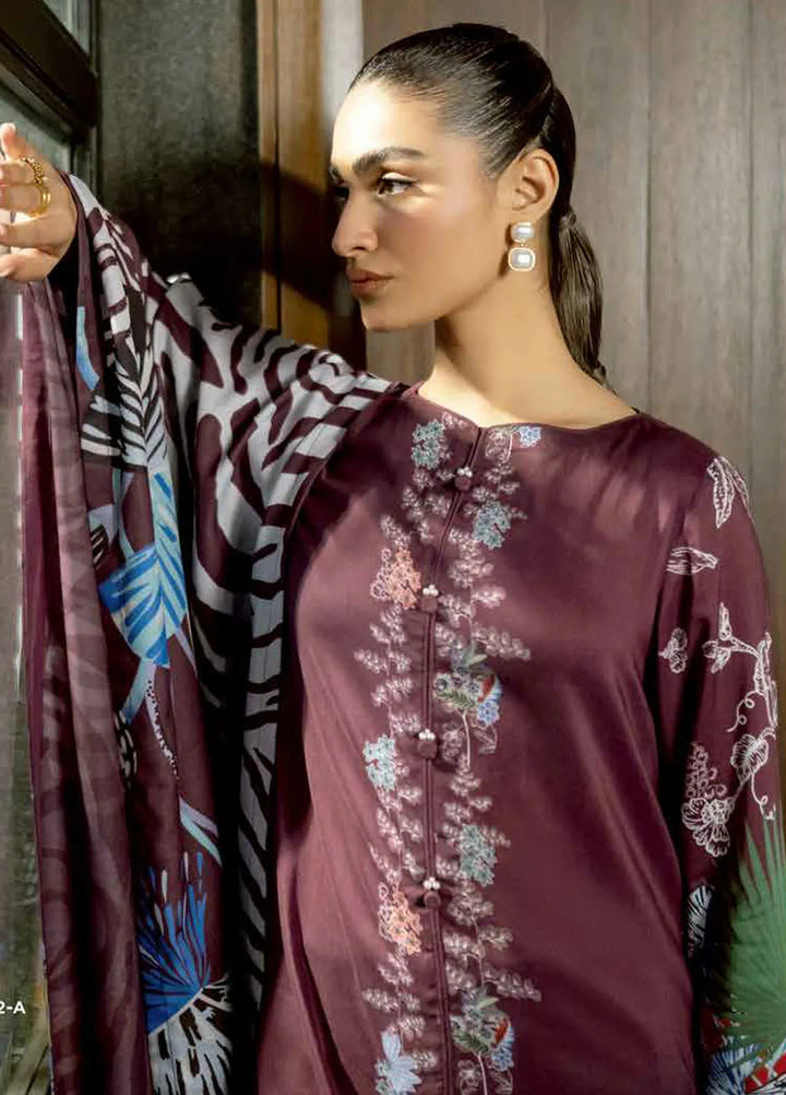 M Basics by Maria B Printed Linen Suits Unstitched 3 Piece MB24MB D-12 A - Winter Collection