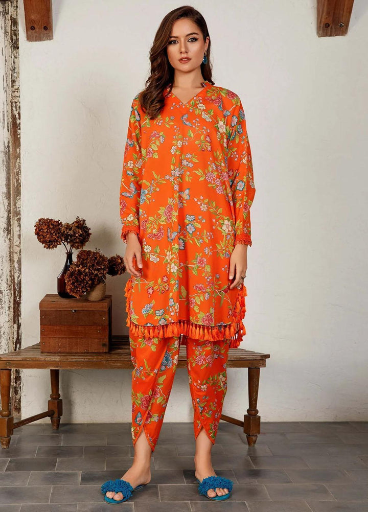 M Basics By Maria B Printed Lawn  Unstitched Kurties MB23MB 1-A - Spring / Summer Collection