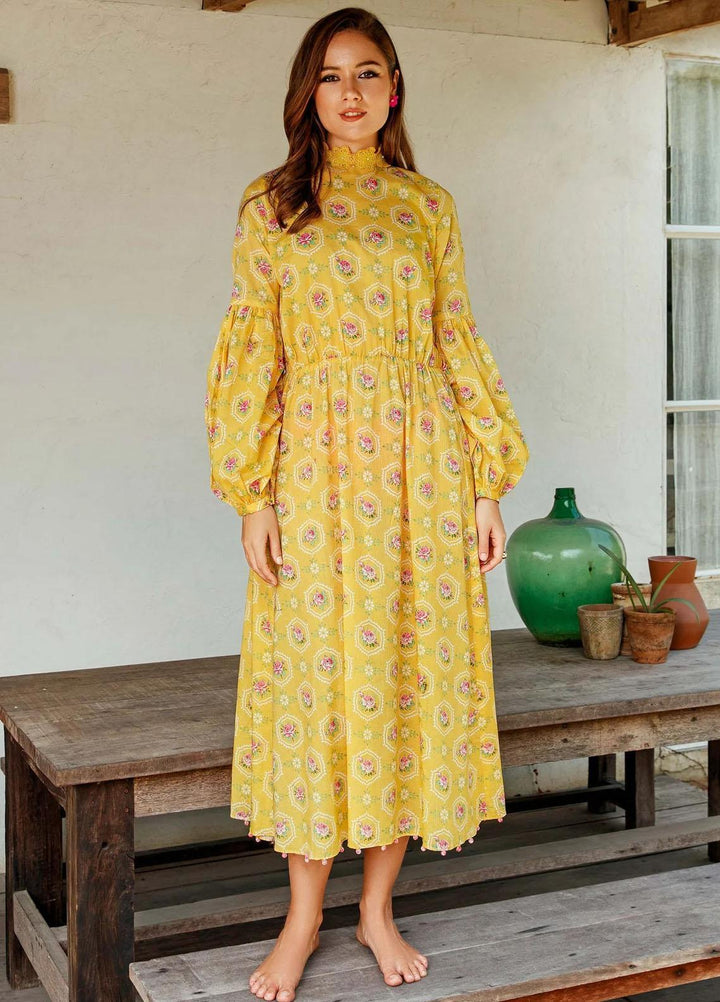 M Basics By Maria B Printed Lawn  Unstitched Kurties MB23MB 4-A - Spring / Summer Collection
