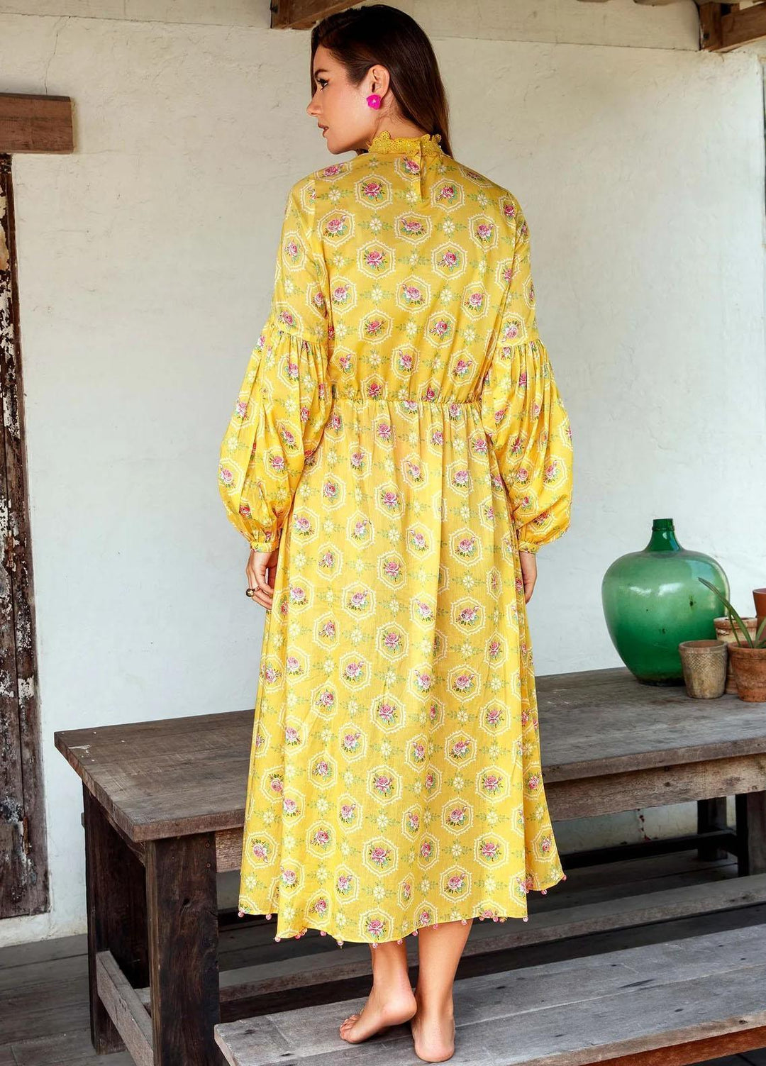 M Basics By Maria B Printed Lawn  Unstitched Kurties MB23MB 4-A - Spring / Summer Collection