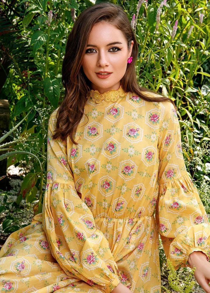 M Basics By Maria B Printed Lawn  Unstitched Kurties MB23MB 4-A - Spring / Summer Collection