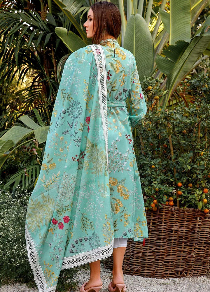 M Basics By Maria B Embroidered Lawn Suits Unstitched 2 Piece MB23MB 9-A - Spring / Summer Collection