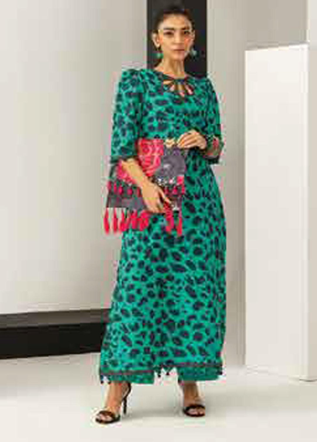 M Basics By Maria B Embroidered Khaddar Suits Unstitched 3 Piece MB23MBW 10B - Winter Collection