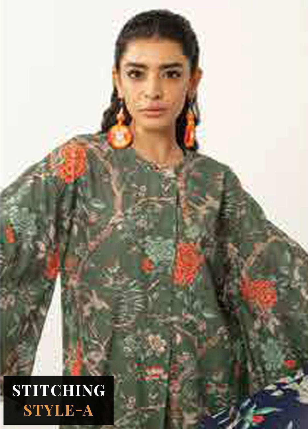 M Basics By Maria B Printed Khaddar Suits Unstitched 2 Piece MB23MBW 2B - Winter Collection