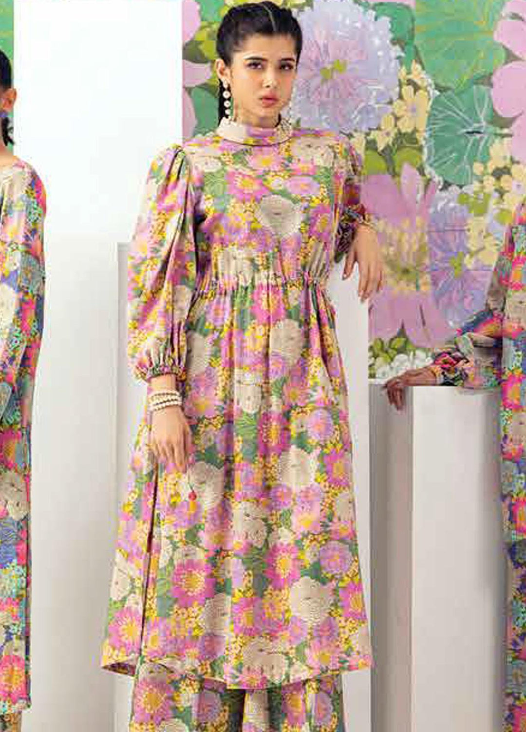 M Basics By Maria B Printed Khaddar Suits Unstitched 2 Piece MB23MBW 4B - Winter Collection