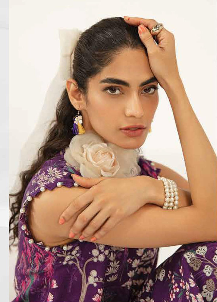 M Basics By Maria B Printed Khaddar  Unstitched Kurties MB23MBW 5A - Winter Collection