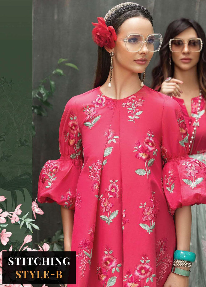 M Prints By Maria B Embroidered Lawn Suits Unstitched 3 Piece MB23MPE 2A - Eid Collection