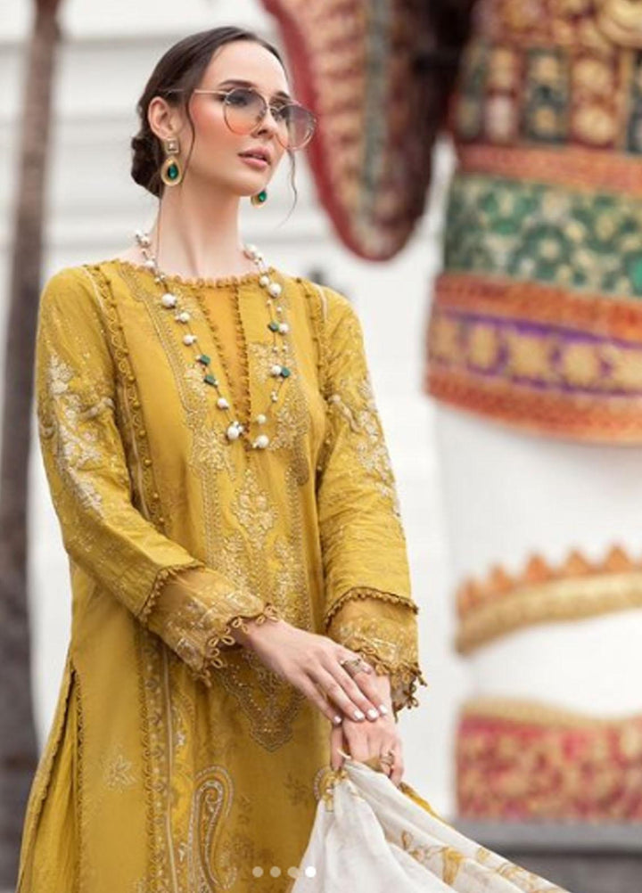 M Prints By Maria B Embroidered Lawn Suits Unstitched 3 Piece MB23MPE 5A - Eid Collection