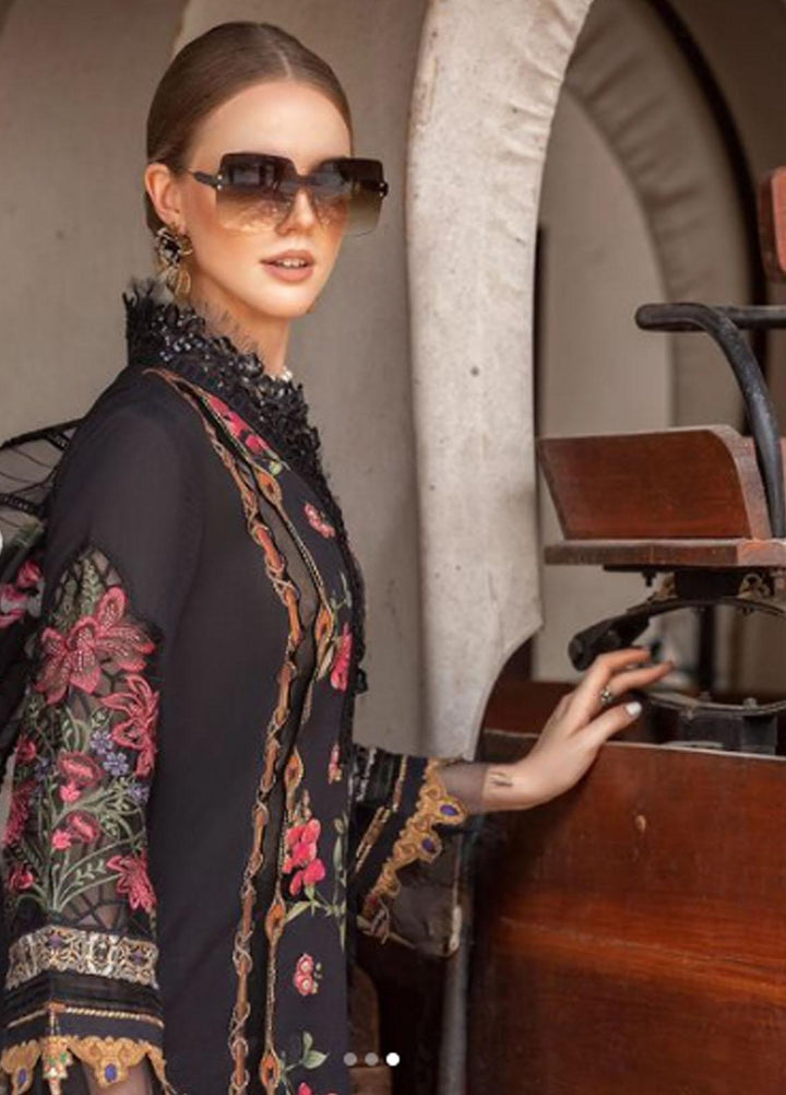 M Prints By Maria B Embroidered Lawn Suits Unstitched 3 Piece MB23MPE 6B - Eid Collection