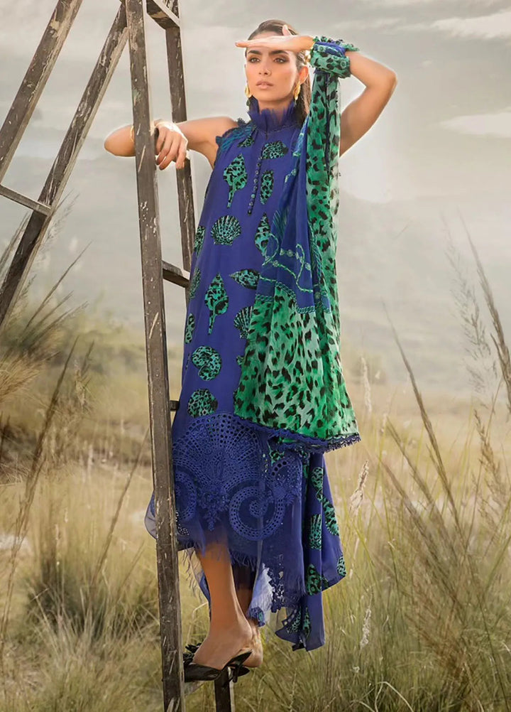 M Prints by Maria B Embroidered Suits Unstitched 3 Piece MB24MP 10A - Winter Collection