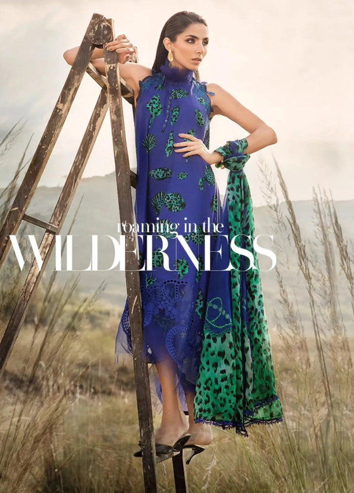 M Prints by Maria B Embroidered Suits Unstitched 3 Piece MB24MP 10A - Winter Collection