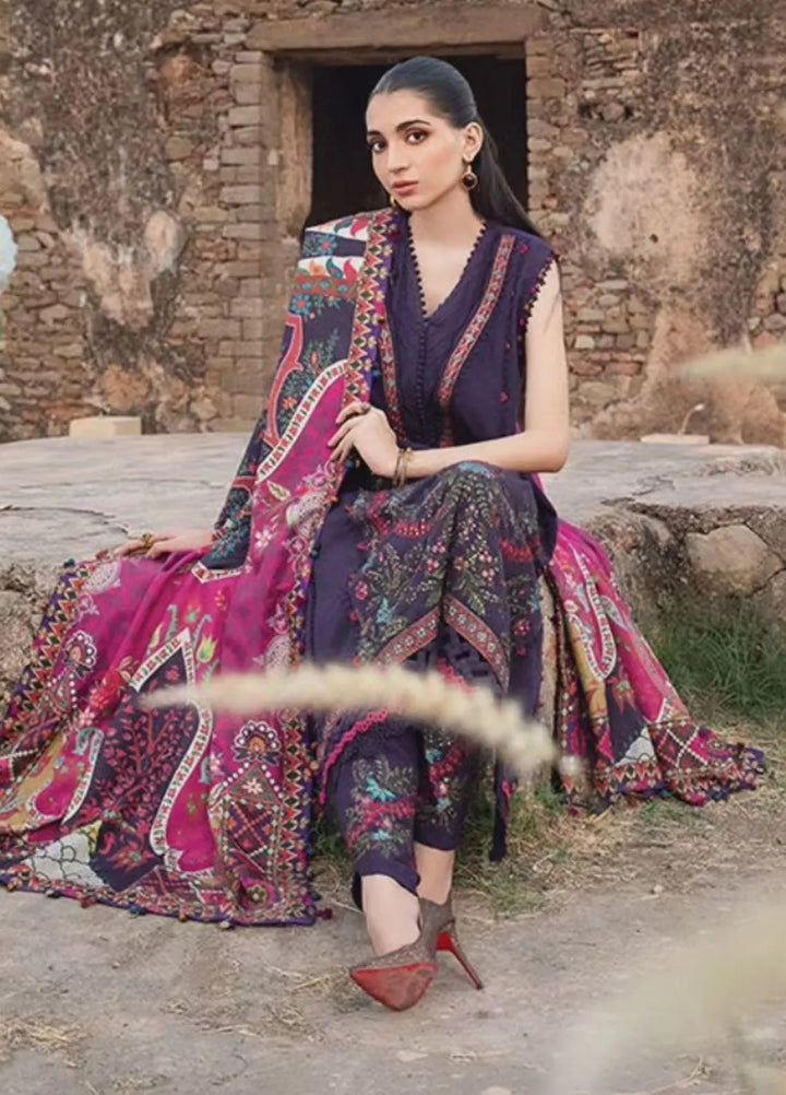 M Prints by Maria B Embroidered Suits Unstitched 3 Piece MB24MP 2A - Winter Collection