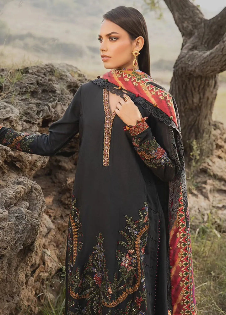 M Prints by Maria B Embroidered Suits Unstitched 3 Piece MB24MP 2B - Winter Collection