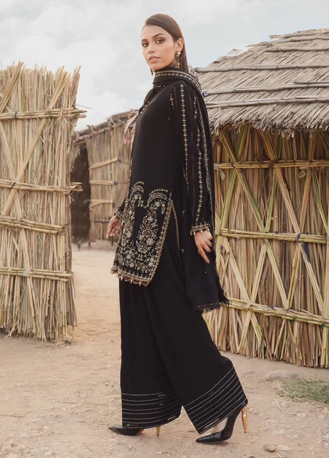 M Prints by Maria B Embroidered Suits Unstitched 3 Piece MB24MP 3B - Winter Collection