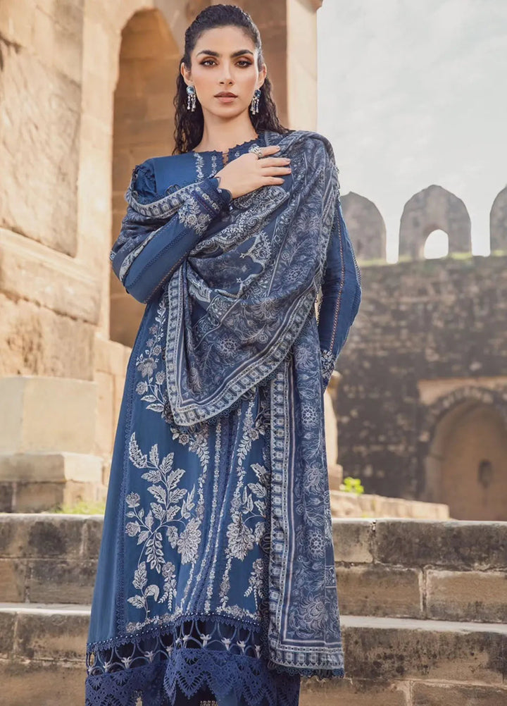 M Prints by Maria B Embroidered Suits Unstitched 3 Piece MB24MP 4B - Winter Collection