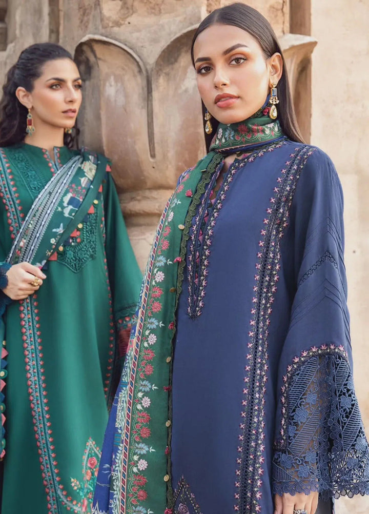 M Prints by Maria B Embroidered Suits Unstitched 3 Piece MB24MP 5A - Winter Collection