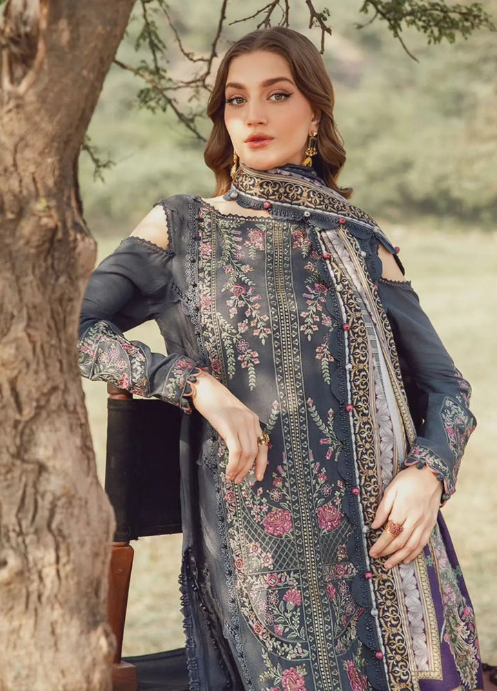 M Prints by Maria B Embroidered Suits Unstitched 3 Piece MB24MP 6A - Winter Collection