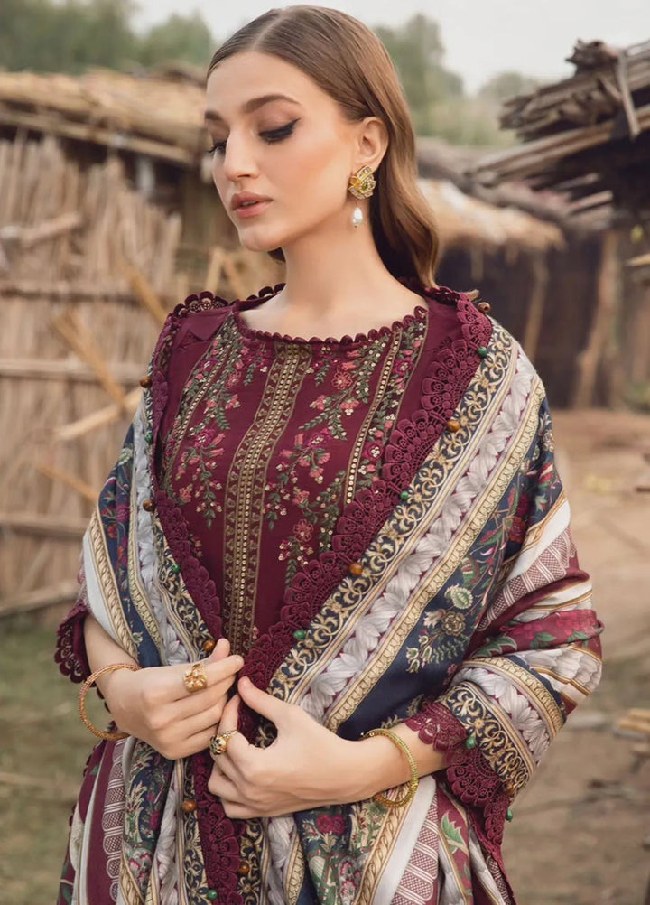 M Prints by Maria B Embroidered Suits Unstitched 3 Piece MB24MP 6B - Winter Collection