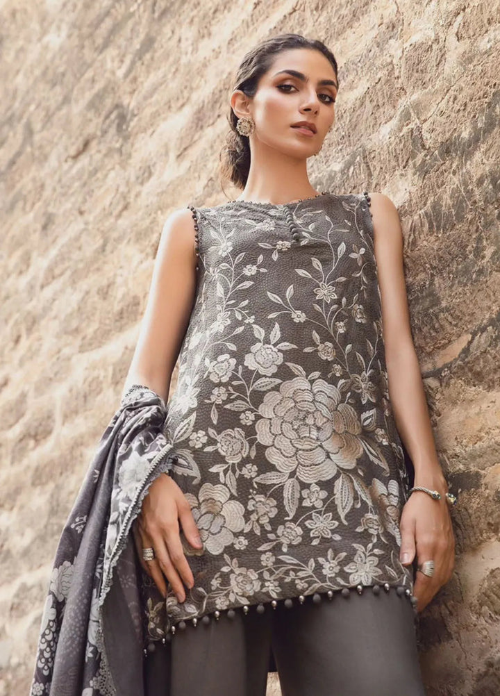 M Prints by Maria B Embroidered Suits Unstitched 3 Piece MB24MP 8B - Winter Collection