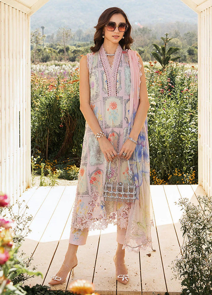M Prints by Maria B Embroidered Suits Unstitched 3 Piece MB25MP 11A - Summer Collection