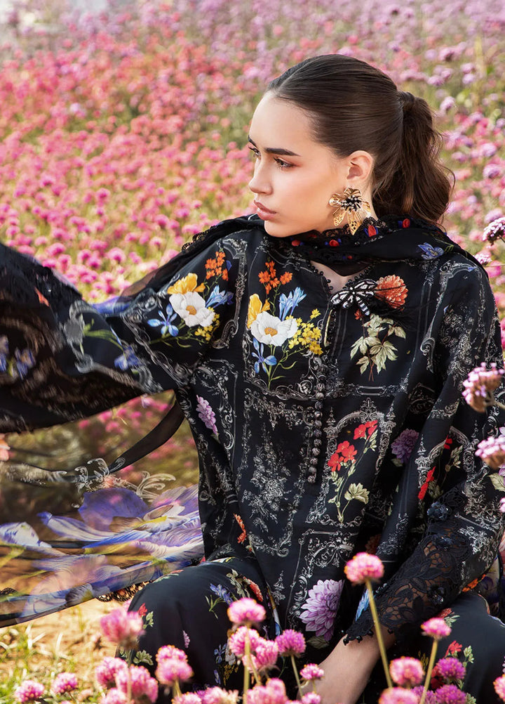 M Prints by Maria B Embroidered Suits Unstitched 3 Piece MB25MP 11B - Summer Collection