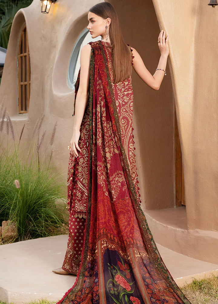 M Prints by Maria B Embroidered Suits Unstitched 3 Piece MB25MP 12A - Summer Collection