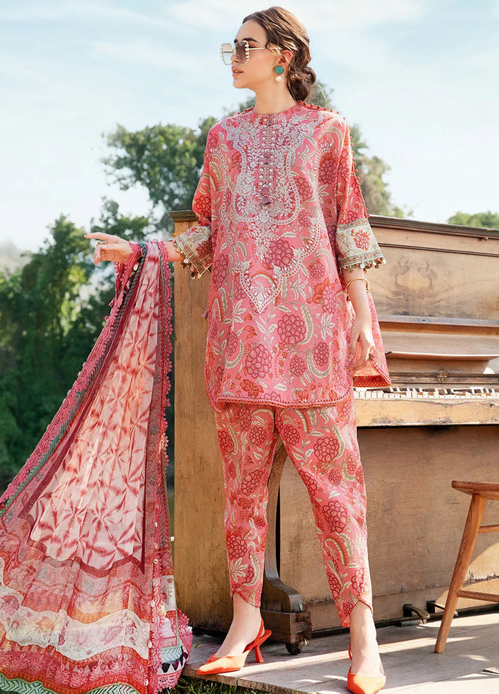 M Prints by Maria B Embroidered Suits Unstitched 3 Piece MB25MP 13A - Summer Collection