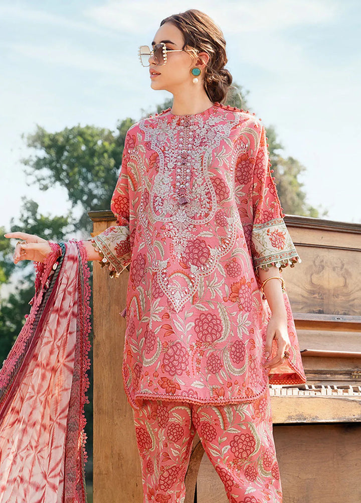 M Prints by Maria B Embroidered Suits Unstitched 3 Piece MB25MP 13A - Summer Collection