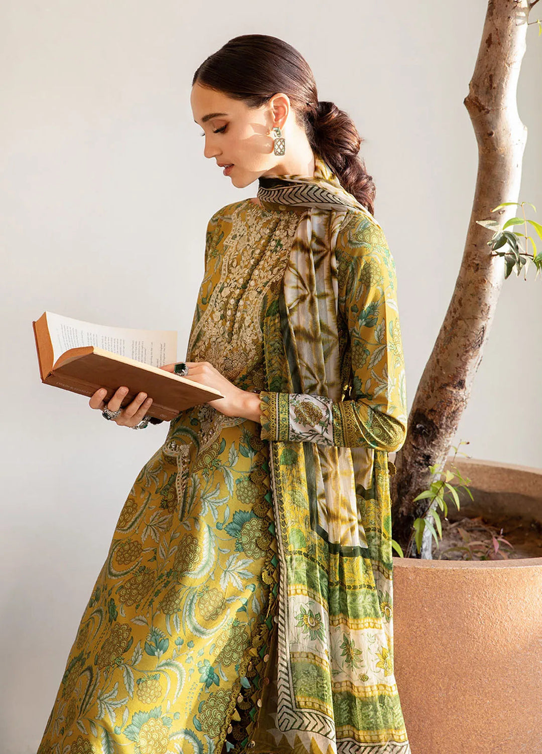 M Prints by Maria B Embroidered Suits Unstitched 3 Piece MB25MP 13B - Summer Collection