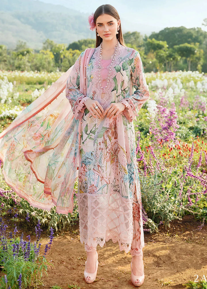 M Prints by Maria B Embroidered Suits Unstitched 3 Piece MB25MP 2A - Summer Collection