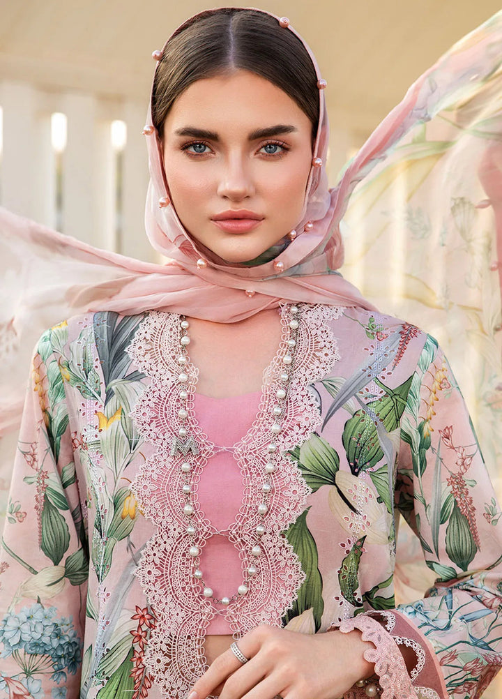 M Prints by Maria B Embroidered Suits Unstitched 3 Piece MB25MP 2A - Summer Collection