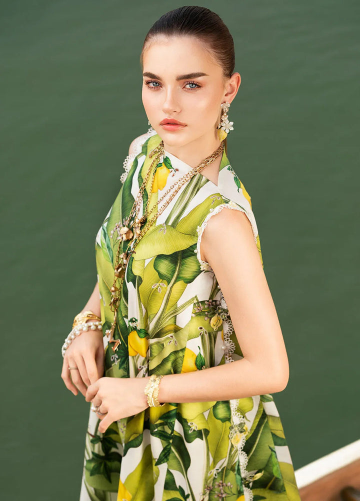 Minor Defects - M Prints by Maria B Embroidered Suits Unstitched 3 Piece MB25MP 3A - Summer Collection