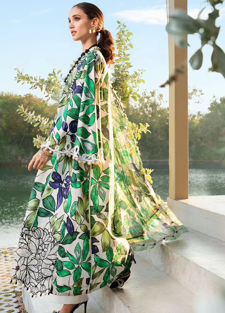 M Prints by Maria B Embroidered Suits Unstitched 3 Piece MB25MP 5A - Summer Collection