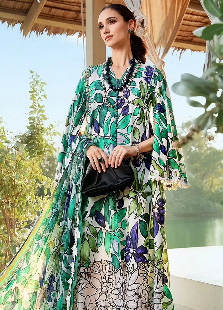 M Prints by Maria B Embroidered Suits Unstitched 3 Piece MB25MP 5A - Summer Collection