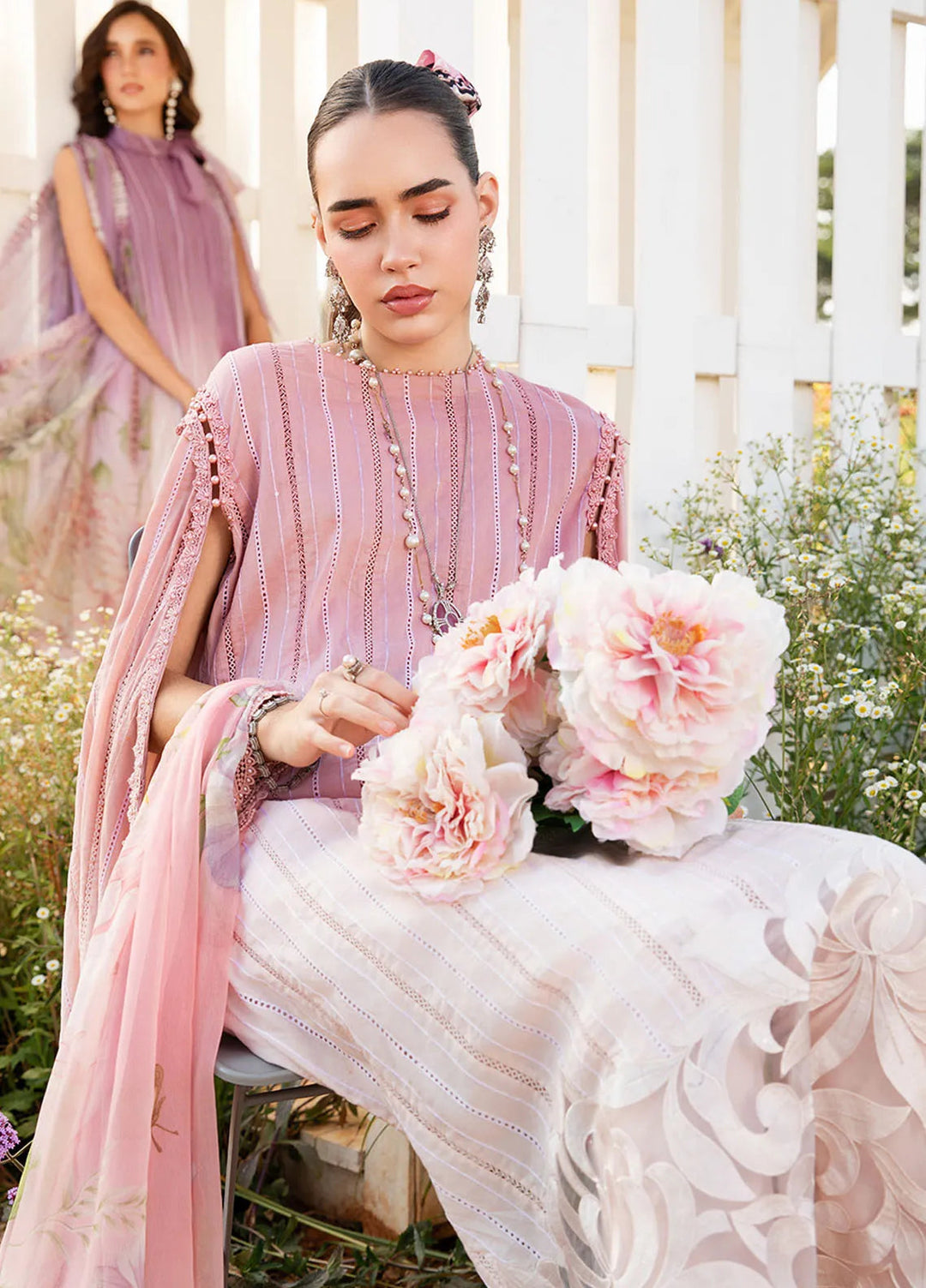 M Prints by Maria B Embroidered Suits Unstitched 3 Piece MB25MP 6A - Summer Collection