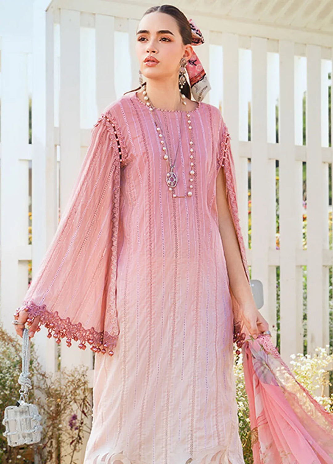 M Prints by Maria B Embroidered Suits Unstitched 3 Piece MB25MP 6A - Summer Collection