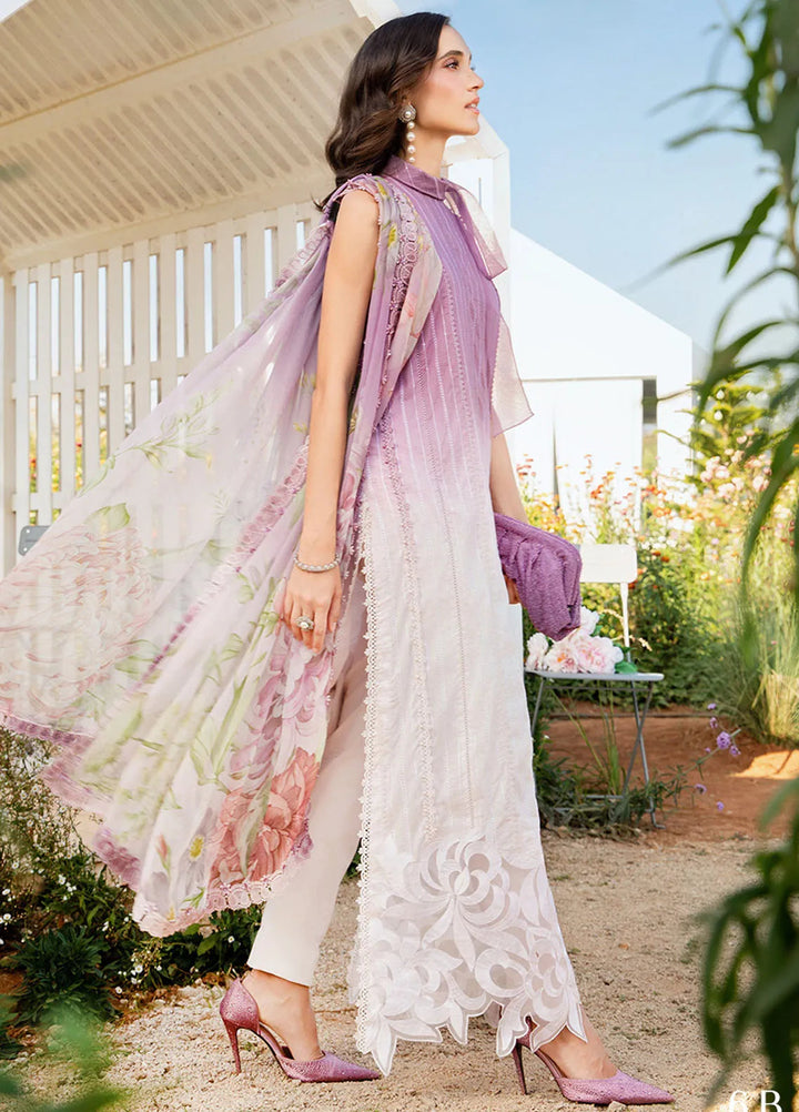 M Prints by Maria B Embroidered Suits Unstitched 3 Piece MB25MP 6B - Summer Collection