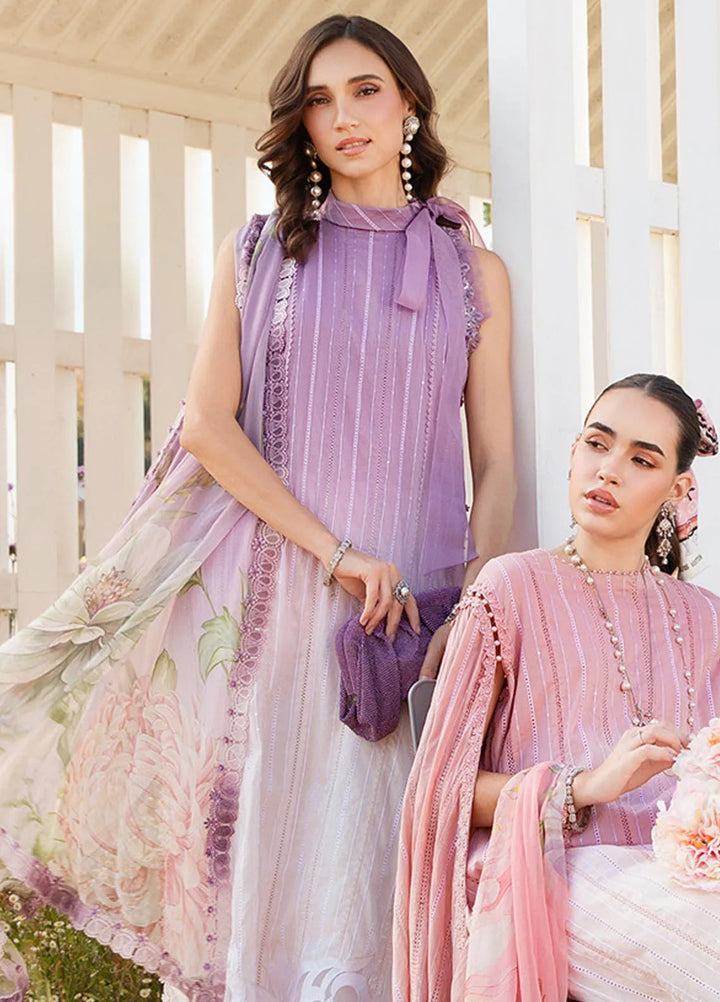 M Prints by Maria B Embroidered Suits Unstitched 3 Piece MB25MP 6B - Summer Collection