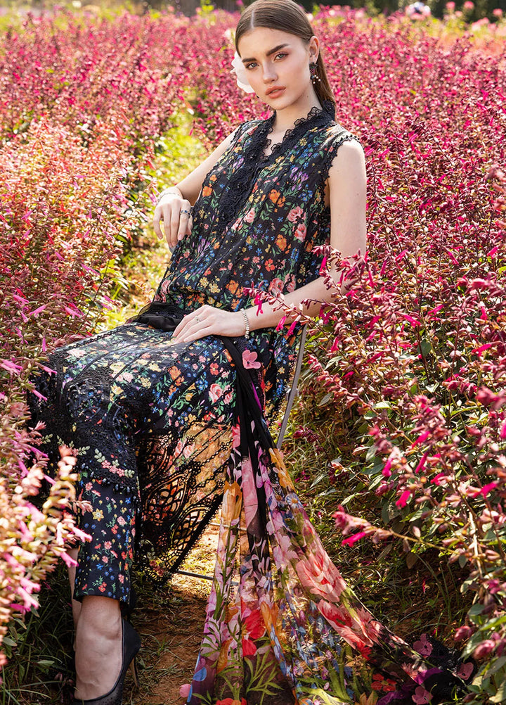 M Prints by Maria B Embroidered Suits Unstitched 3 Piece MB25MP 7B - Summer Collection