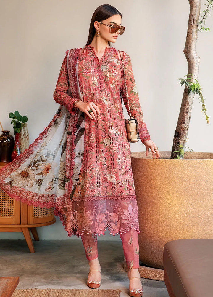 M Prints by Maria B Embroidered Suits Unstitched 3 Piece MB25MP 8A - Summer Collection