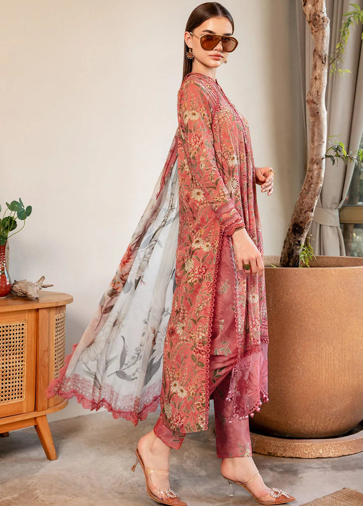 M Prints by Maria B Embroidered Suits Unstitched 3 Piece MB25MP 8A - Summer Collection