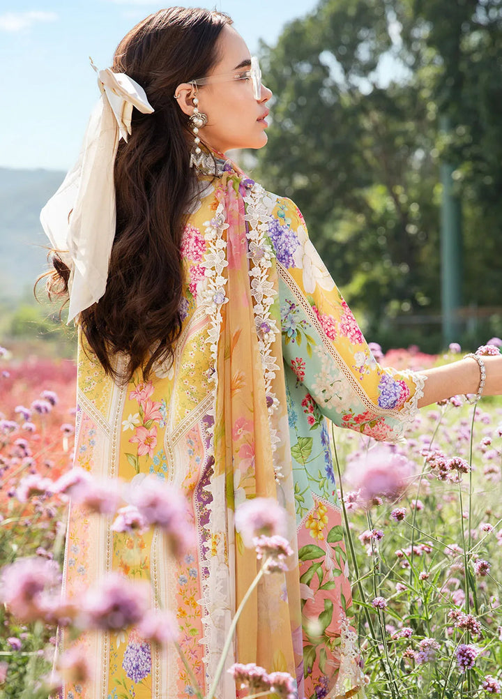 M Prints by Maria B Embroidered Suits Unstitched 3 Piece MB25MP 9A - Summer Collection