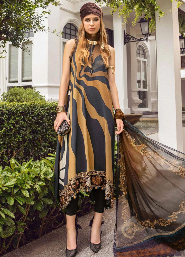 M Prints By Maria B Embroidered Cambric Suits Unstitched 3 Piece MB23MPFE 6A - Winter Collection