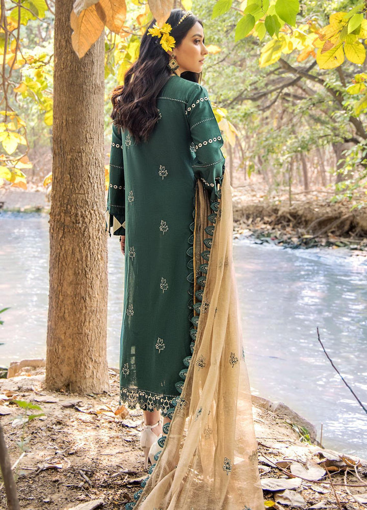 Maah Rukh By Humdum Embroidered Lawn Suits Unstitched 3 Piece HD23MR D-03 - Summer Collection