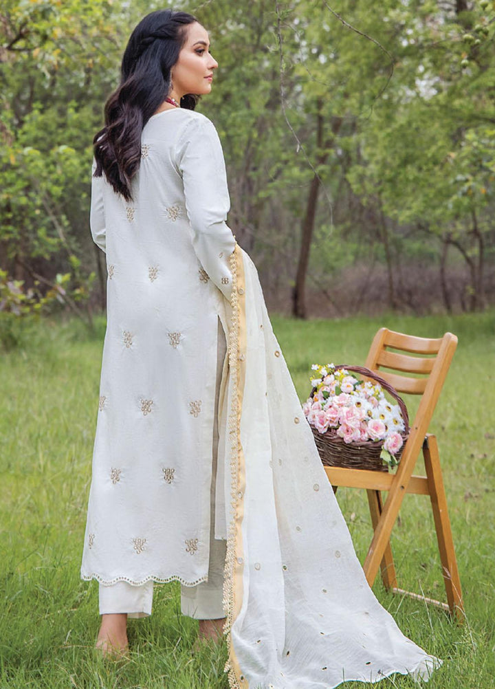 Maah Rukh By Humdum Embroidered Lawn Suits Unstitched 3 Piece HD23MR D-07 - Summer Collection