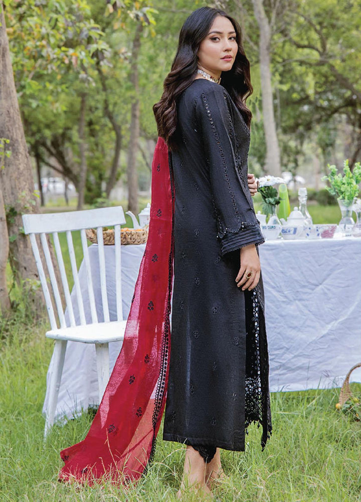 Maah Rukh By Humdum Embroidered Lawn Suits Unstitched 3 Piece HD23MR D-10 - Summer Collection