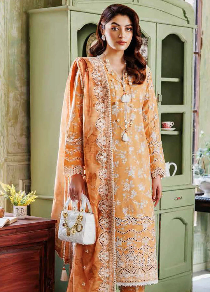 Maahi By Alizeh Fashion Chikankari Lawn Suit Unstitched 3 Piece AFB24M2 D-04 Sung - Summer Collection